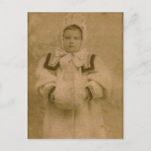 Rosie ZARFOS, schneefertig, ca. 1895 Postkarte