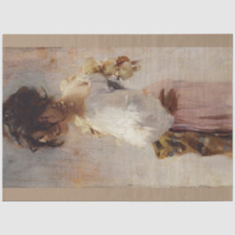 Rosina-Porträtdecoupage Seidenpapier