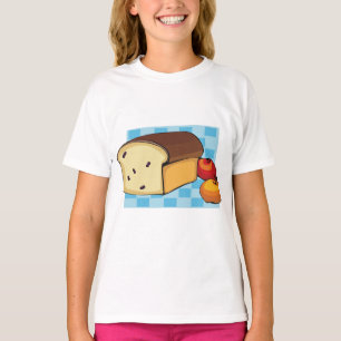 Rosinenbrotlaib und rote Äpfel T-Shirt