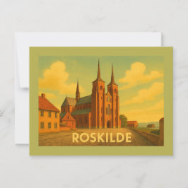 Roskilde Dänemark Kathedrale Postkarte