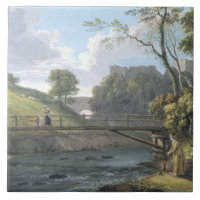 Roslin Schloss, Midlothian (w/c und Gouache auf