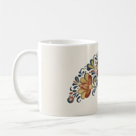 rosmaling mug kaffeetasse