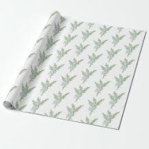 Rosmarin-Blüten-Geschenkpapier