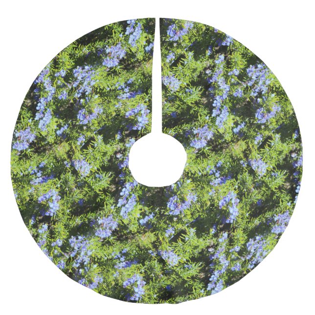 Rosmarin Polyester Weihnachtsbaumdecke (Vorderseite)