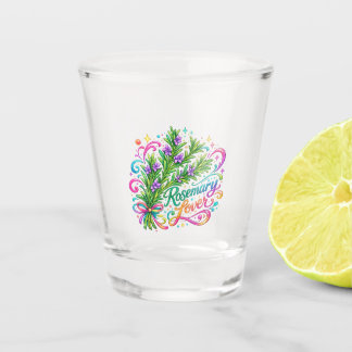 Rosmarinliebhaber, Schnapsglas, Rosmaringeschenk, Schnapsglas