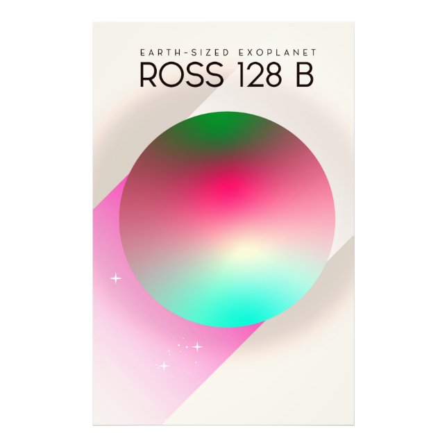 Ross 128B Science Fiction Poster (Vorne)