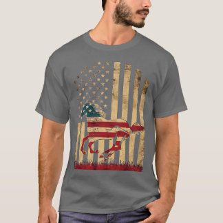 Ross American Flag USA 4th July Men Women Boy T-Shirt