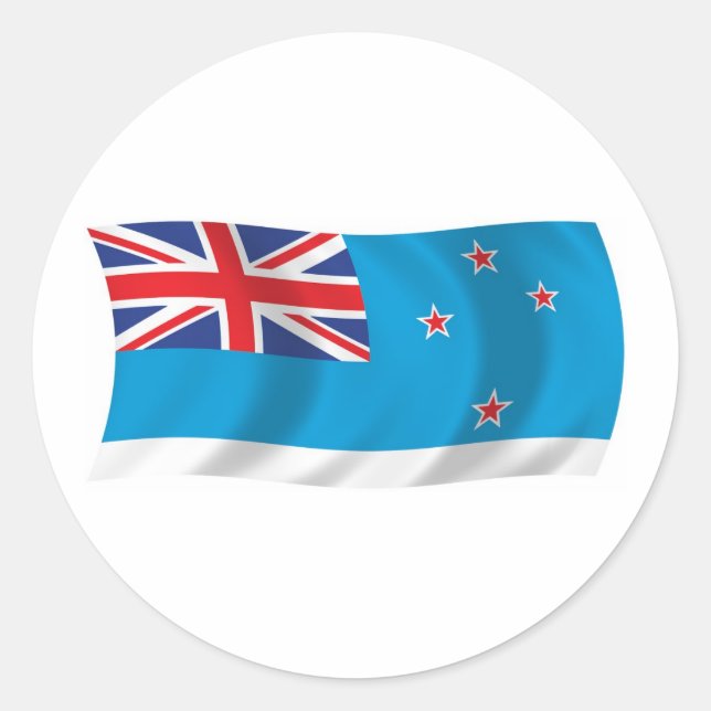 Ross Dependency Flag Aufkleber (Vorderseite)