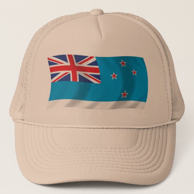 Ross Dependency Flag Hat Truckerkappe (Vorderseite)