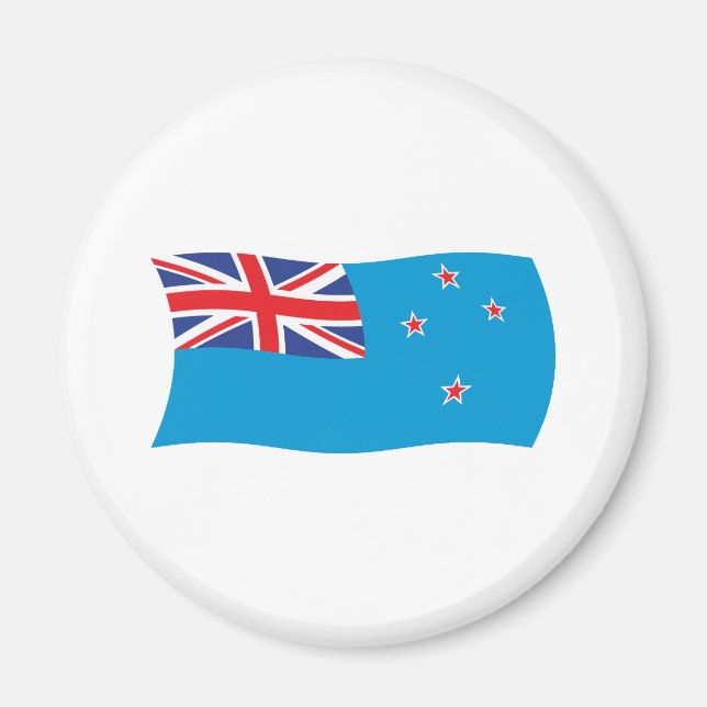 Ross Dependency Flag Magnetik Magnet (Vorne)