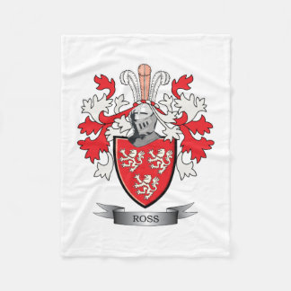 Ross-Familienwappen-Wappen Fleecedecke