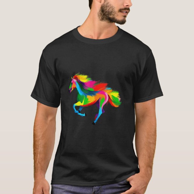 Ross farbenfroh T-Shirt (Vorderseite)