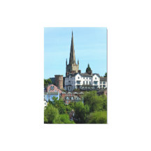 Ross-on-Wye Der Geburtsort der touristischen Leinw