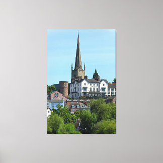 Ross-on-Wye Der Geburtsort der touristischen Leinw Leinwanddruck