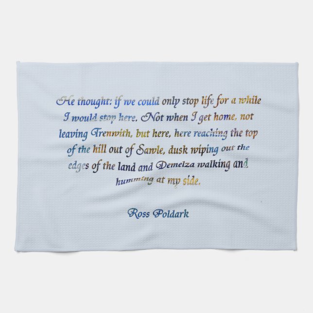 Ross Poldark Geschirrtuch (Horizontal)