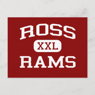 Ross - Rams - Ross High School - Hamilton Ohio Postkarte