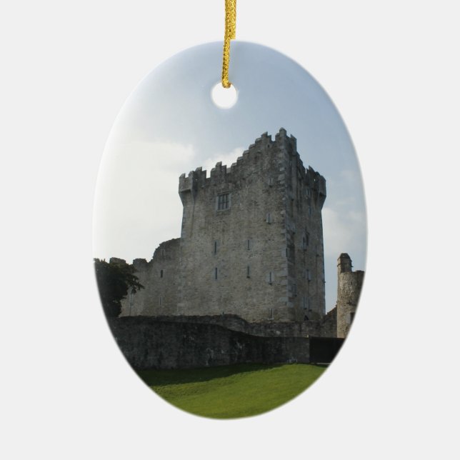 Ross-Schloss, Killarney, Irland Keramikornament (Vorne)