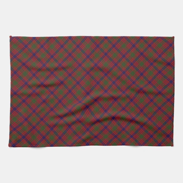 Ross Scottish Clan Tartan Design Geschirrtuch (Horizontal)