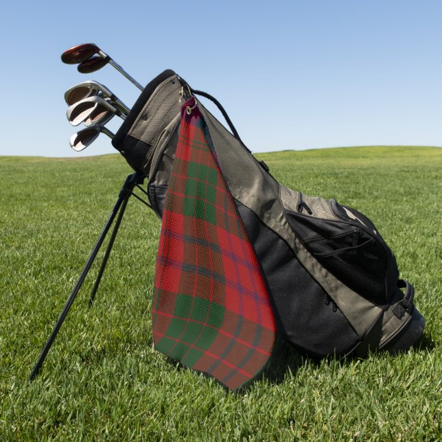 Ross Tartan (moderne Version) Golfhandtuch (Gras)
