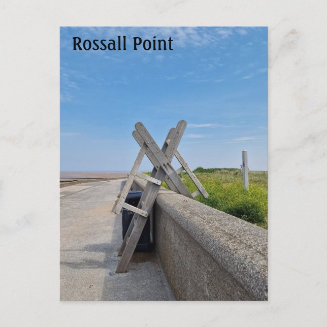 Rossall Point Postkarte (Vorderseite)