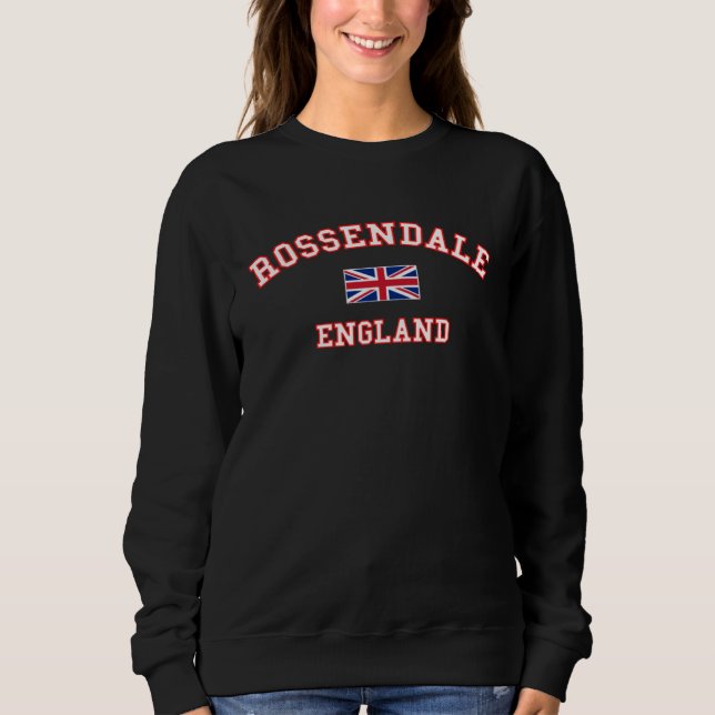 ROSSENDALE British Flag Badge Sweatshirt (Vorderseite)