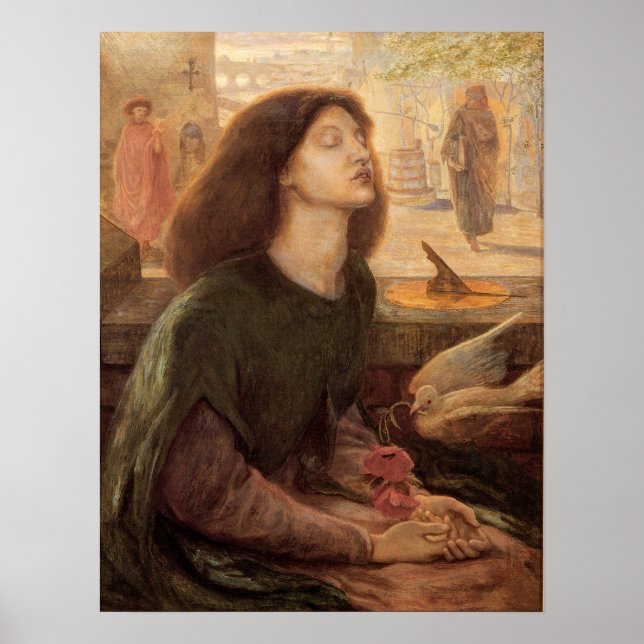 Rossetti - Beata Beatrix 1882 Poster (Vorne)
