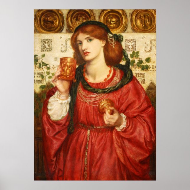 Rossetti Das Loving Cup CC0175 Poster (Vorne)