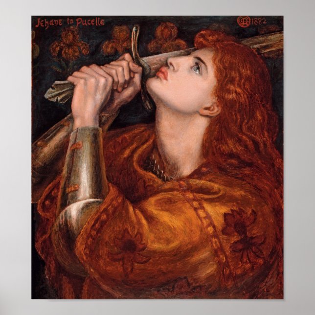 Rossetti Joan of Arc CC0761 Cardstock Poster (Vorne)