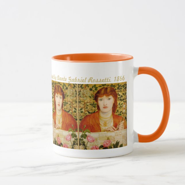Rossetti Regina Cordium CC0505 Pre-Raphaelite Tasse (Rechts)
