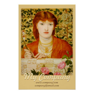 Rossetti Regina Cordium CC0650 Werbung Poster