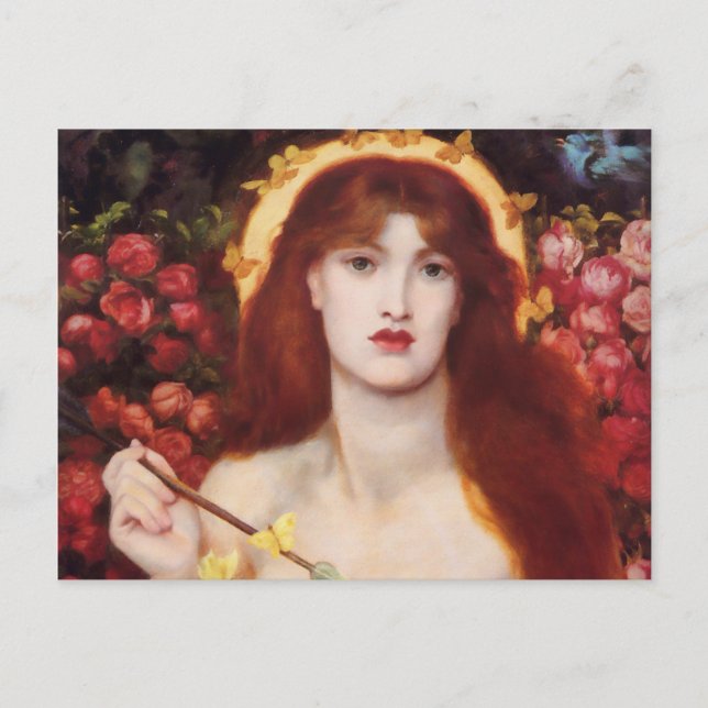 Rossetti Venus Verticordia Kunst, Dichtung und Mus Postkarte (Vorderseite)