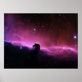Rosshead Nebula Barnard 33 NASA Poster