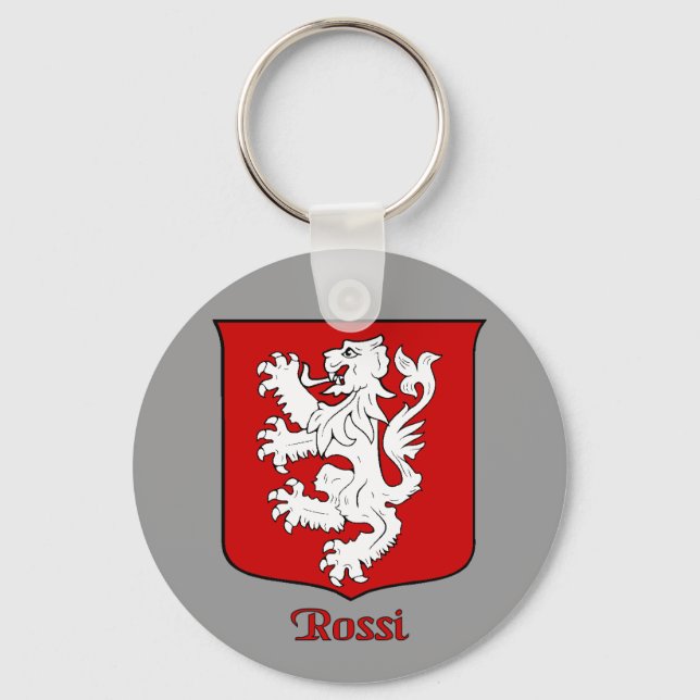 Rossi Family Shield Schlüsselanhänger (Vorderseite)