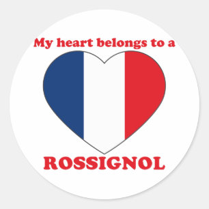 Rossignol Runder Aufkleber