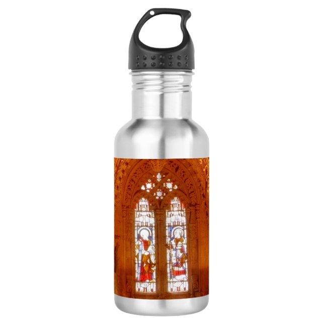 Rosslyn Chapel Räume Edelstahlflasche (Vorderseite)