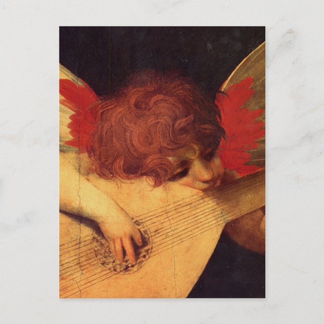 Rosso Fiorentino Musician Angel Postkarte (Vorderseite)