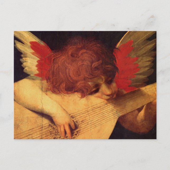 Rosso Fiorentino Musician Angel Postkarte (Vorderseite)