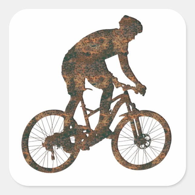Rost Biker Aufkleber (Vorderseite)