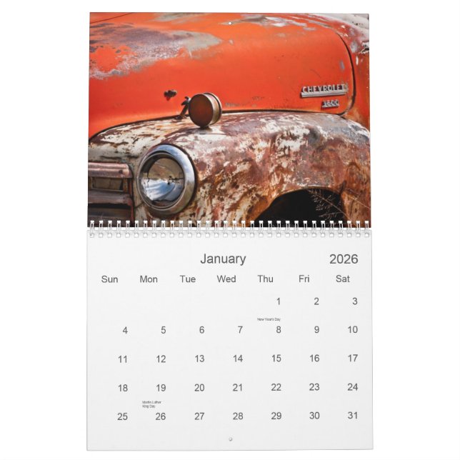 Rost Buckets 2013 Kalender (Jan 2026)