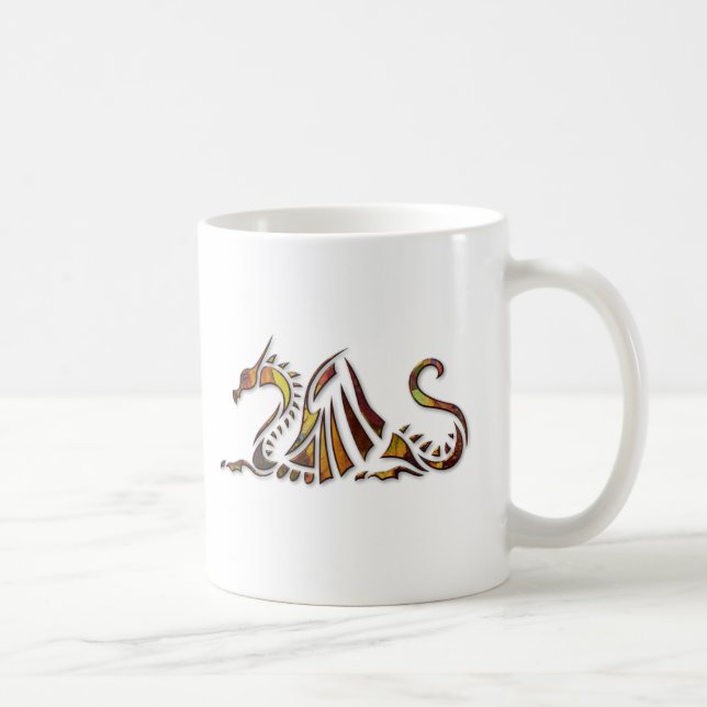 Rost-Drache Kaffeetasse (Rechts)