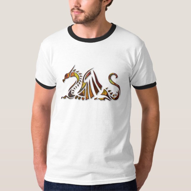 Rost-Drache T-Shirt (Vorderseite)