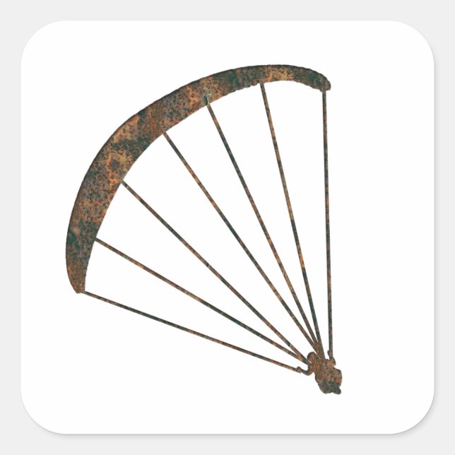 Rost Gleitschirm Aufkleber (Vorderseite)