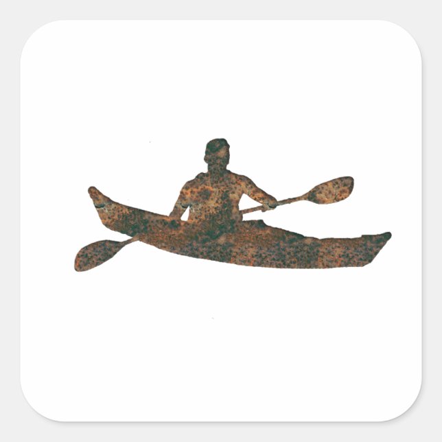Rost Kanu Aufkleber (Vorderseite)