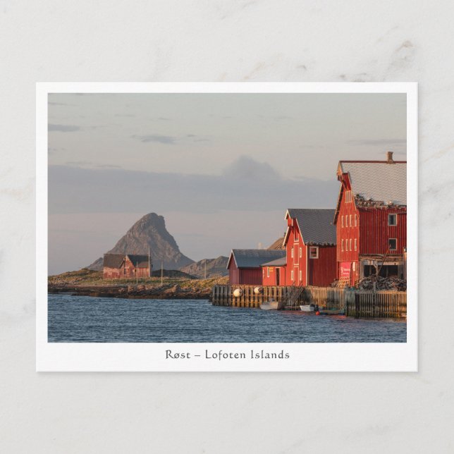 Rost Lofoten-Inseln Postkarte (Vorderseite)