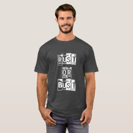 Rost-oder Fehlschlag-Kfz-Kennzeichen-T-Shirt T-Shirt