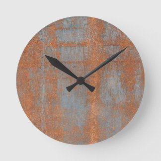 Rost Runde Wanduhr