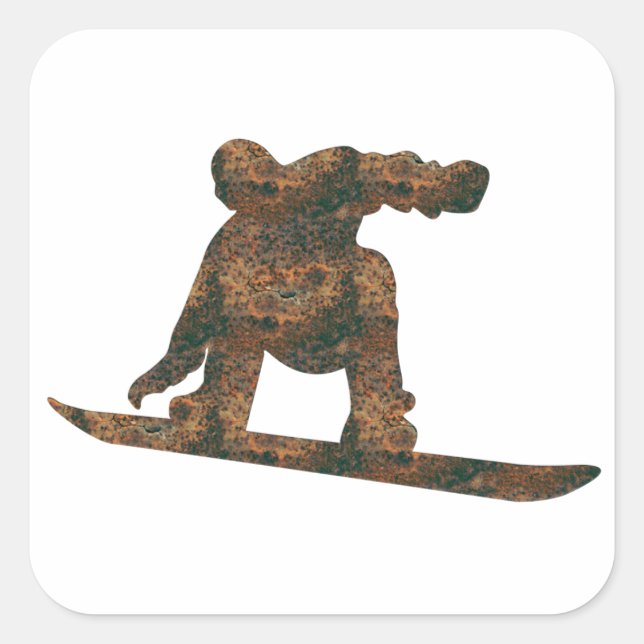 Rost Snowboard Aufkleber (Vorderseite)