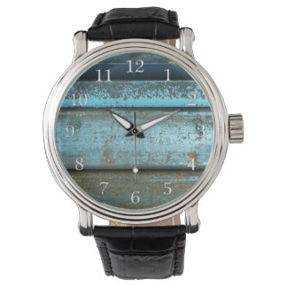 Rost und Blau, rostfrei, verwittert, rostet Armbanduhr