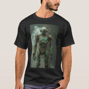 Rost und Reste: Ein dystopischer Android T-Shirt