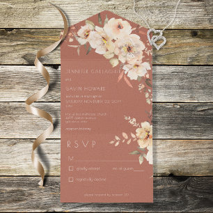 Rost Vintage Creme Floral No Dinner All In One Einladung